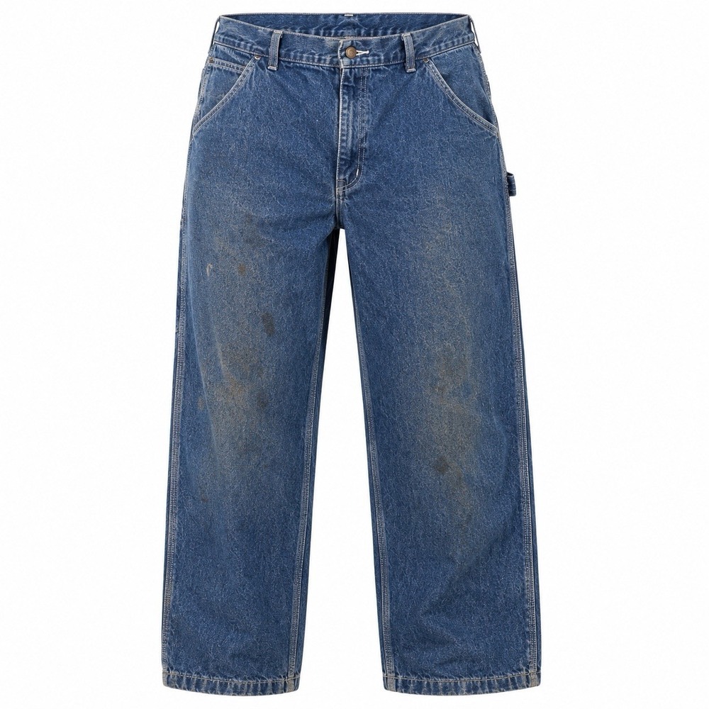 CARHARTT Mens Denim Jeans 40x 30 Zip Fly Carpenter B13 DST EXCELLENT